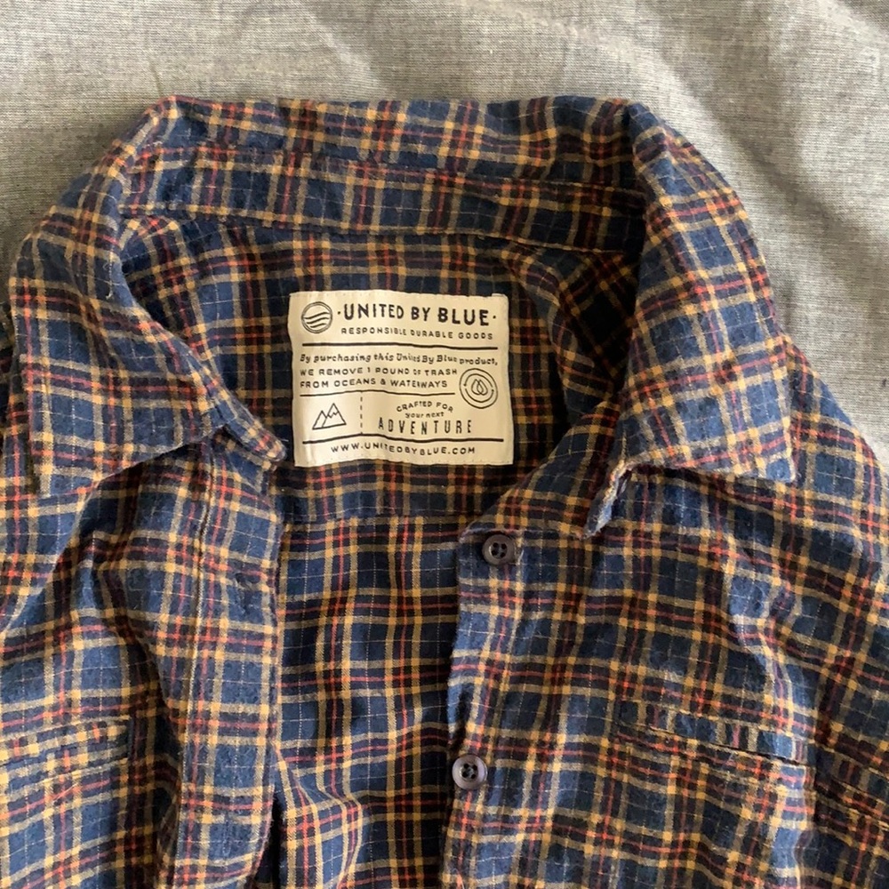 Women’s United By Blue flannel button up